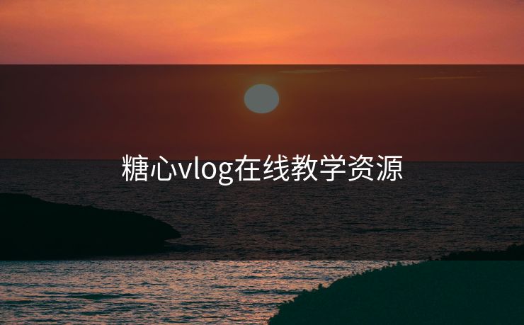 糖心vlog在线教学资源